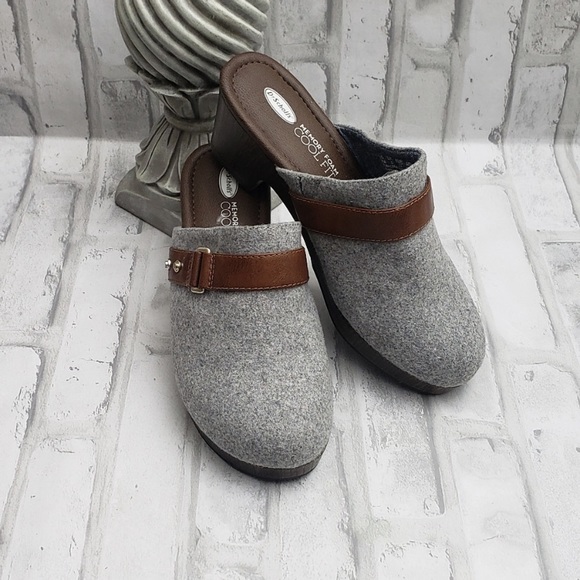 Dr. Scholl's Light Grey Jessa Memory Foam Mule/Clog Shoes 7M - Picture 9 of 12